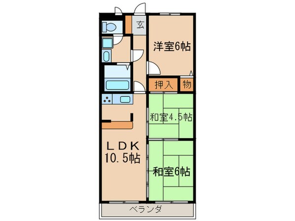 ラポ－ト宇治川の物件間取画像